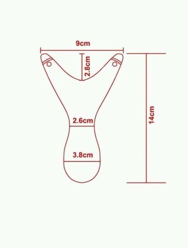 木质弹弓叉设计图