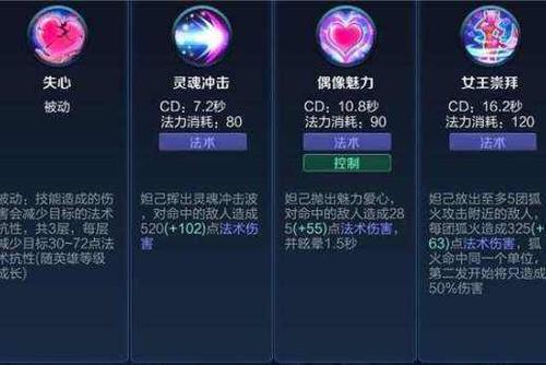 魅惑控制技能