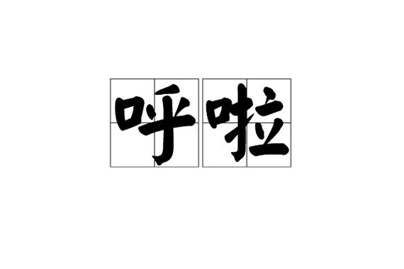 抖音上的呼啦是什么意思截图