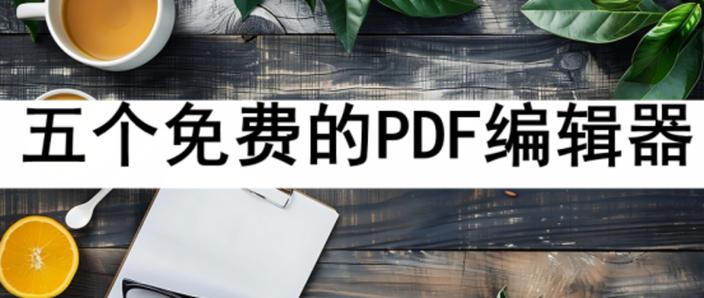 五个免费的pdf编辑器