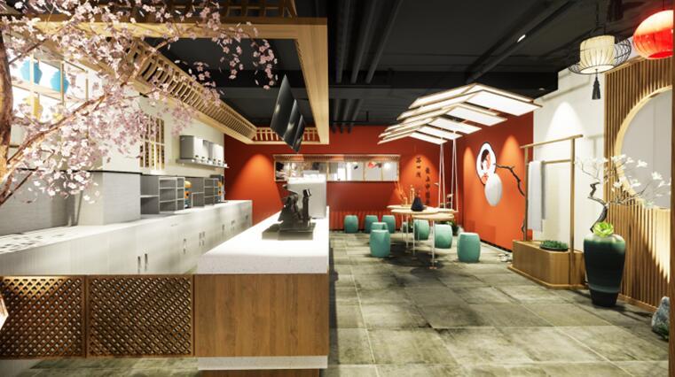 茶海棠奶茶门店