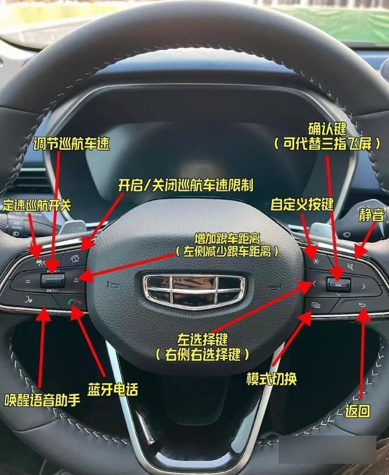 20款帝豪方向盘图解