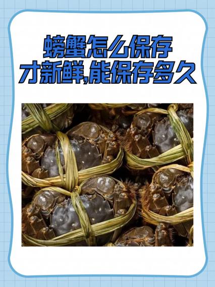 煮熟的螃蟹怎么保存缩略图
