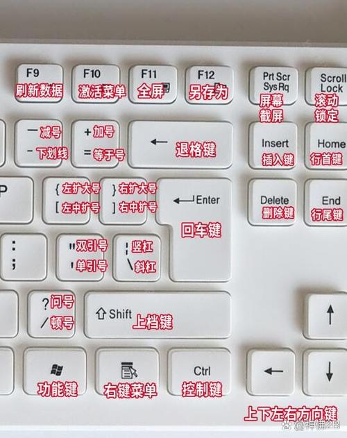 电脑键盘功能介绍图片图标