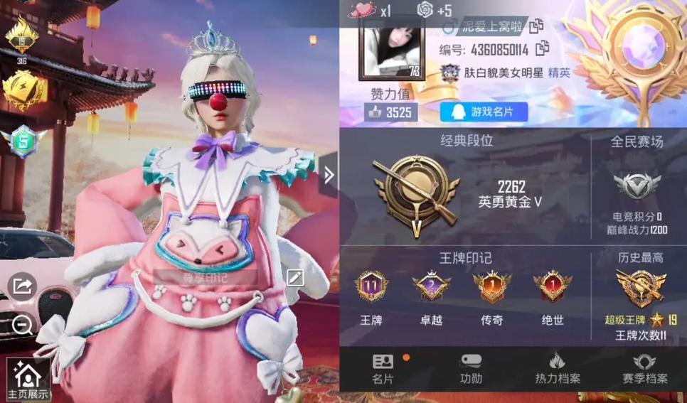 和平精英名字是黄颜色截图