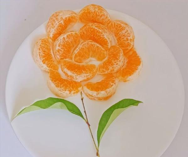 橘子摆盘图片100张