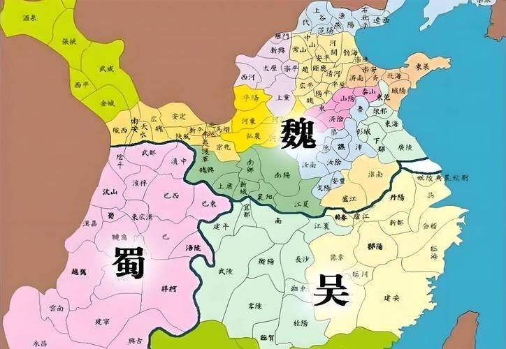 以前三国的地图