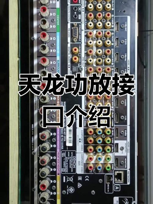 天龙功放后面的接口图解