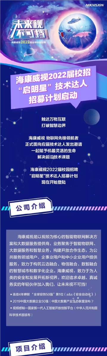 海康威视招聘公告