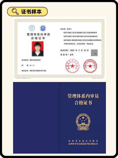 内审员资格证怎么考图标