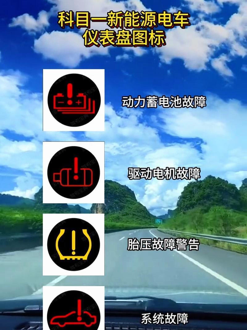 电动车故障灯符号