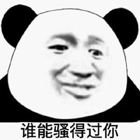 搞怪表情包沙雕熊猫头