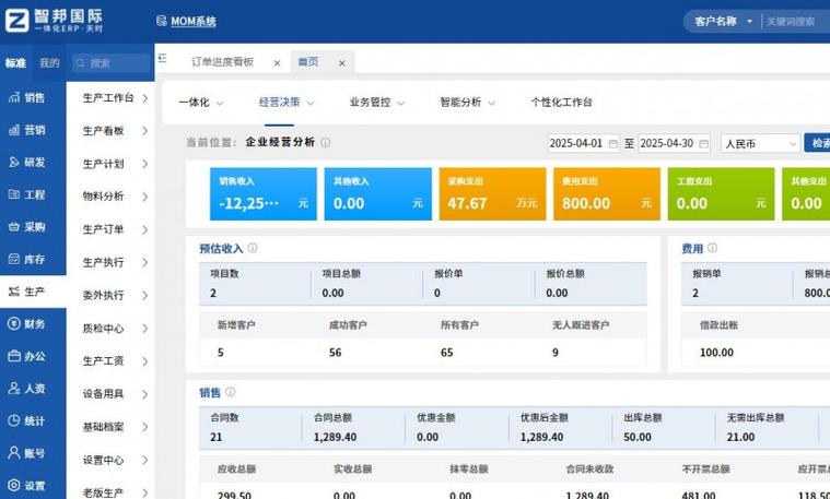 智邦国际erp