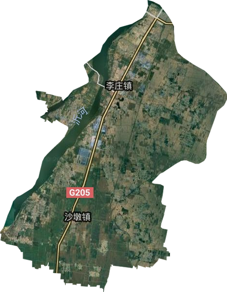 郯城县李庄镇卫星地图
