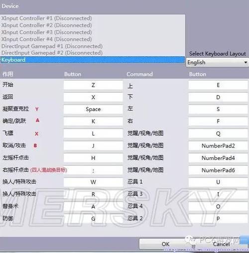 火影忍者究极风暴1键盘设置