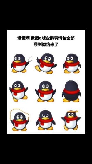 微信表情企鹅跳跳和转圈什么意思