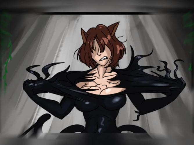 毒液融合同化了猫女