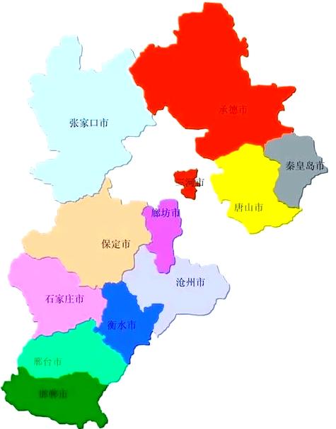 河北地图高清版图标
