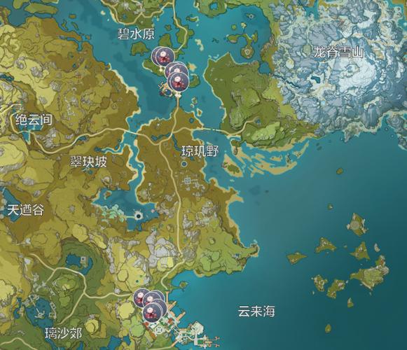 原神霓裳花地图位置