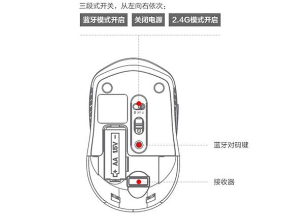 联想小新无线鼠标怎么充电