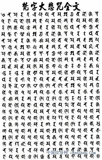 《大悲咒》梵语原文