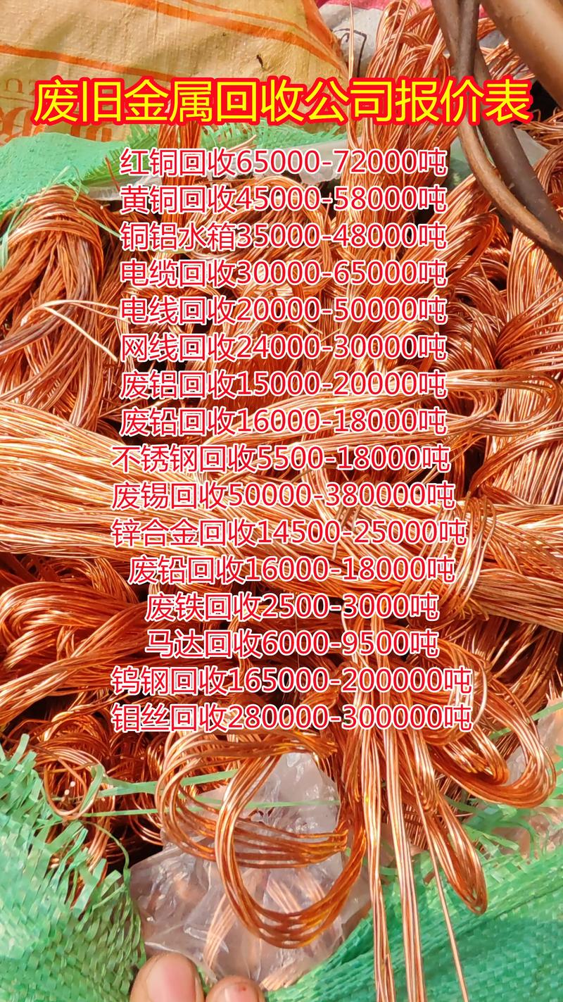铜包铝电线回收多少钱一斤