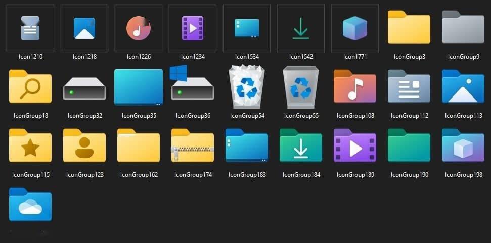 window10图标重绘截图