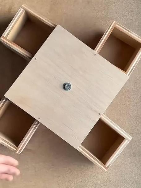 旋转机关盒子制作方法