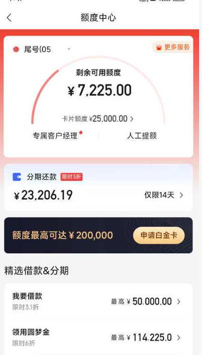 信用额度