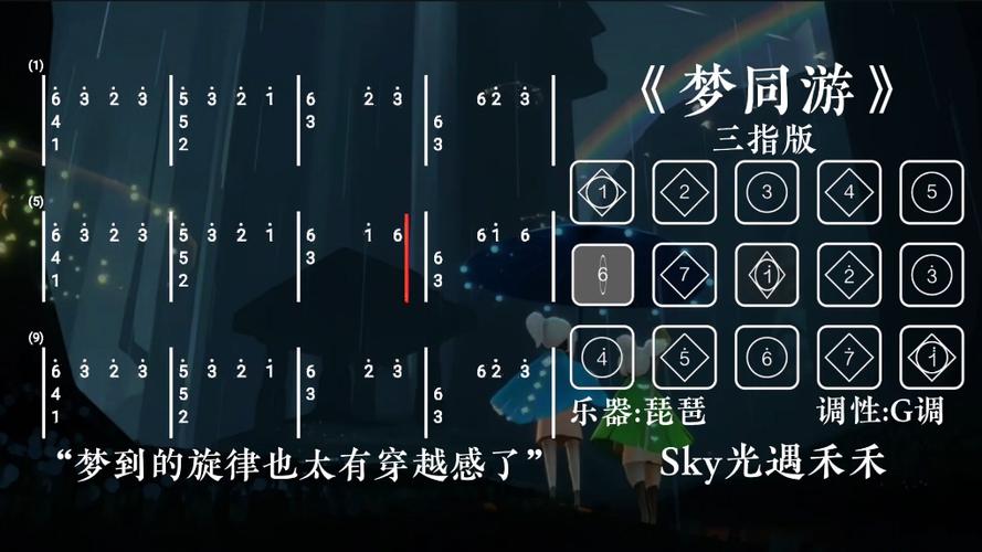 光遇音乐菜单