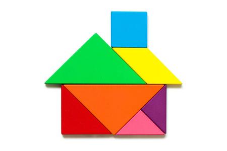 6块七巧板拼正方形图片缩略图
