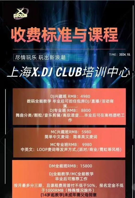 dj培训学费大概多少