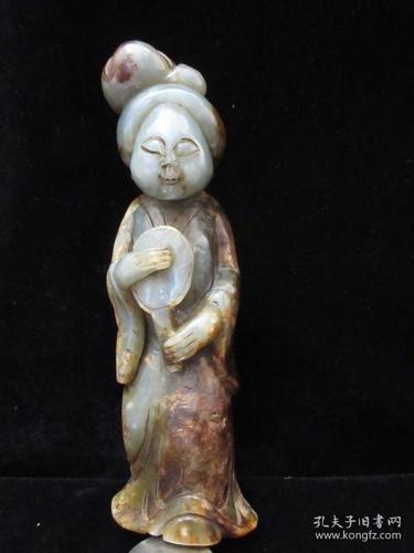 唐代玉仕女真品图片