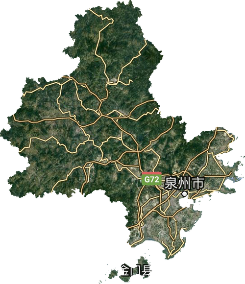 泉州市区图高清版大地图
