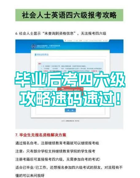 毕业后怎么考四六级截图