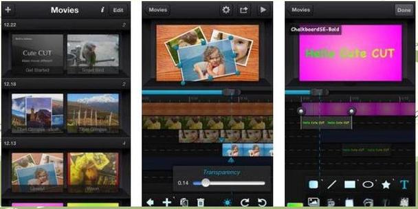 cute cut pro 软件的功能