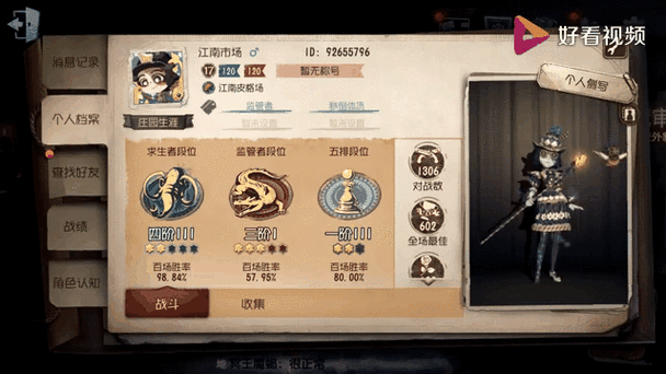 第五人格求生者胜率排行图标