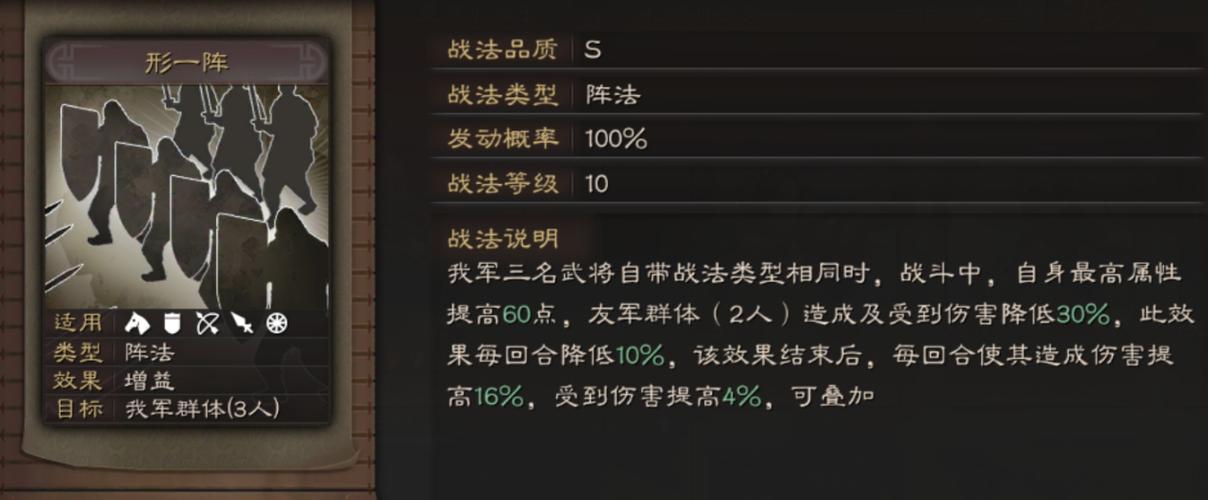 三国志战略版太尉盾形一阵截图