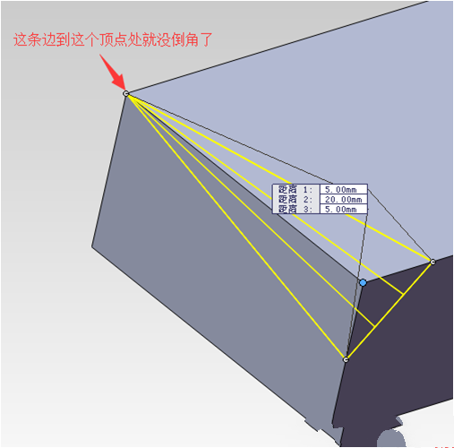 solidworks倒角标注