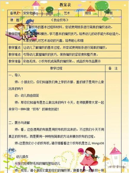 美术活动的目标内容和要求