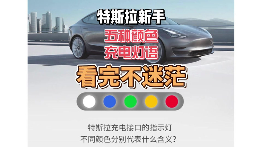 特斯拉充电指示灯颜色游戏截图
