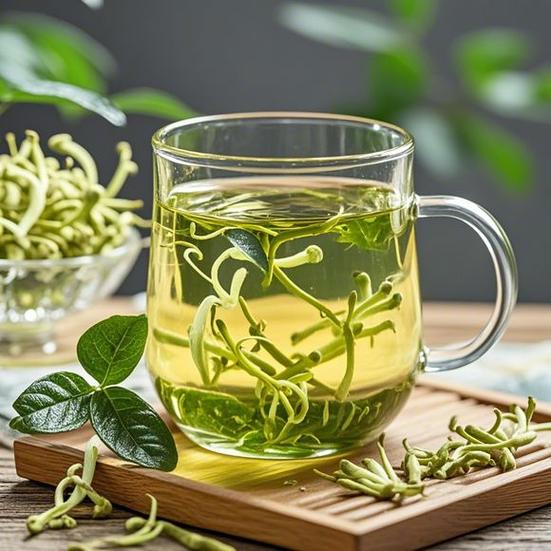 金银花泡水洗头图标