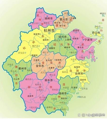 浙江省地图高清版缩略图