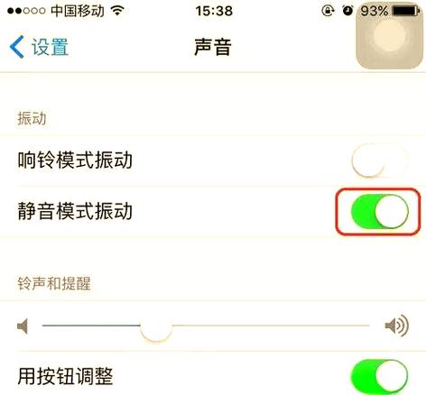 关闭 iPhone 振动