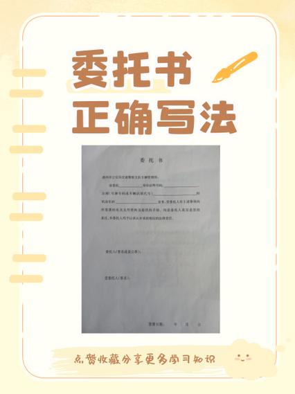 委托书模板图标