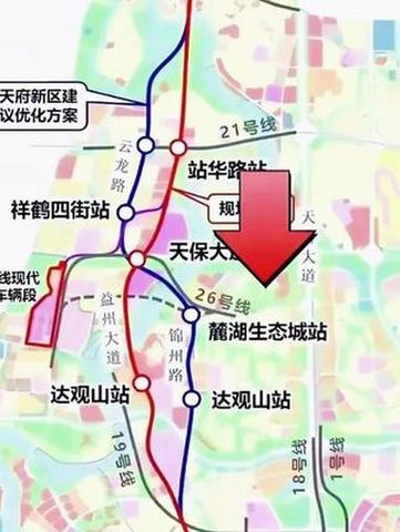 成都天府新区南区轻轨规划图