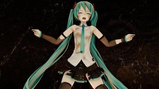 初音未来vs弱音打架输了