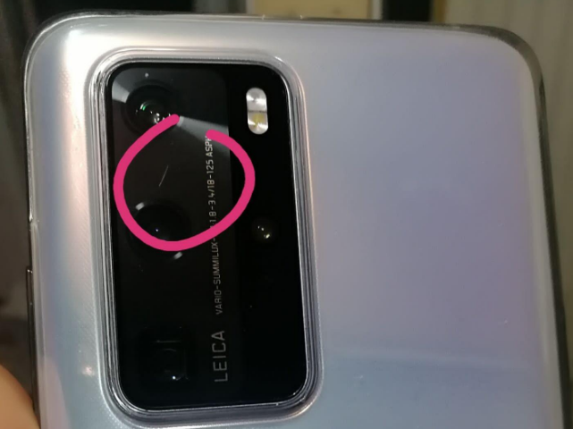 华为后置摄像头突然模糊了缩略图