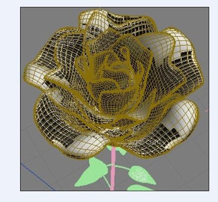 玫瑰花3d建模教程