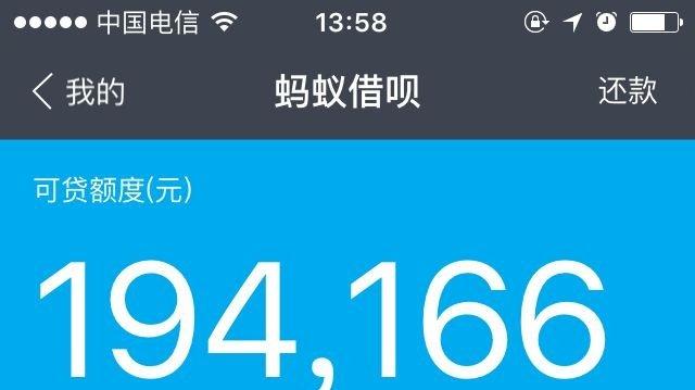 借呗一千提额经历图标